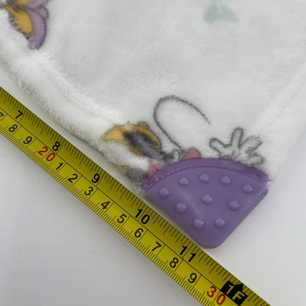 Disney Baby Minnie Mouse Daisy Duck Security Blanket Lovey Teether Purple Pink
